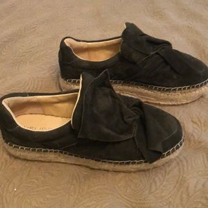 J Slides NYC NEW green Suede Espadrilles 8